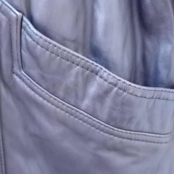 Vintage- LA STUDIO Retro Leather Coat - Picture 6 of 10